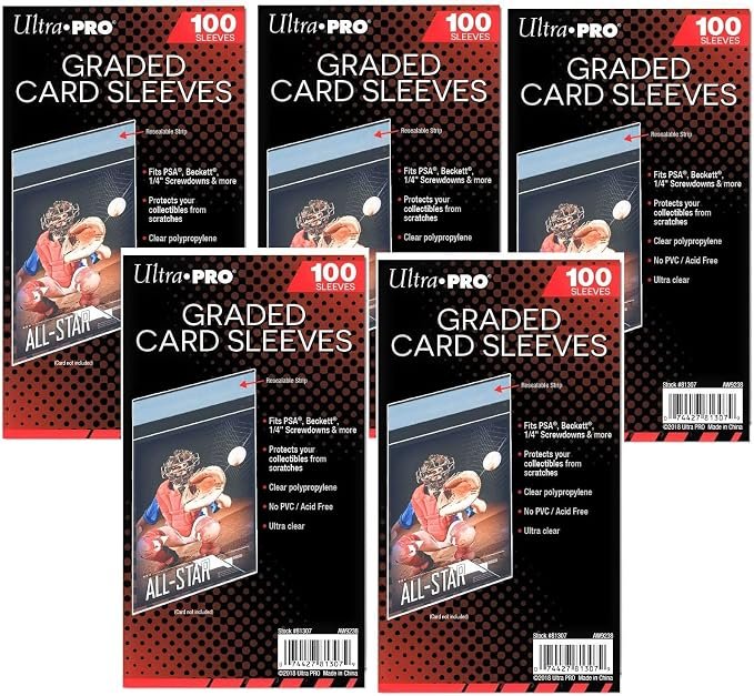 Ultra Pro 7442781307 Graded Card Sleeves Resealable